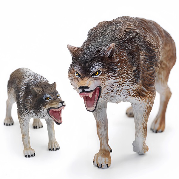 Gemini&Genius Direwolfs Animals Action Figure Toys for Kids