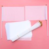 STOBOK Mini Hand Flag Plain DIY Hand Waving Flags Portable
