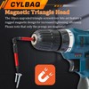 CYLBAQ Impact Triangle Head Screwdriver Bits, 10pcs 65mm S2 Steel