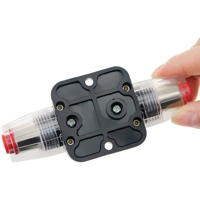 Absolute ICB-200 200 Amp Agu Fuse Holder Built-in Circuit Breaker