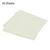 sourcing map 50 Sheet Origami Paper Double Sided Cream White