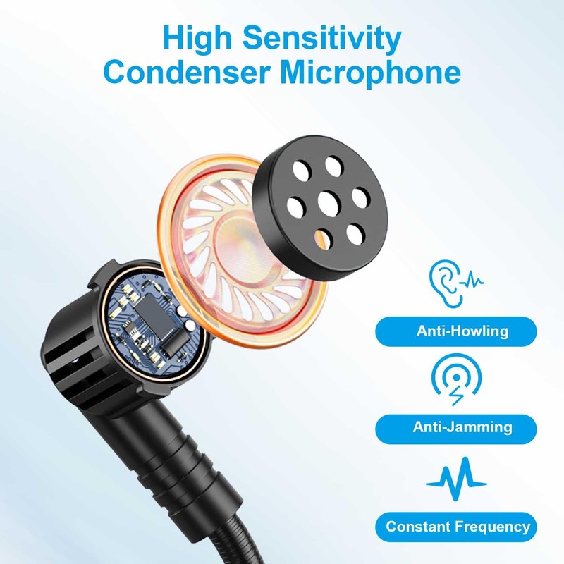 Wireless Microphone Headset, 2.4GHz, 160ft Range, Headset Microphone and Handheld