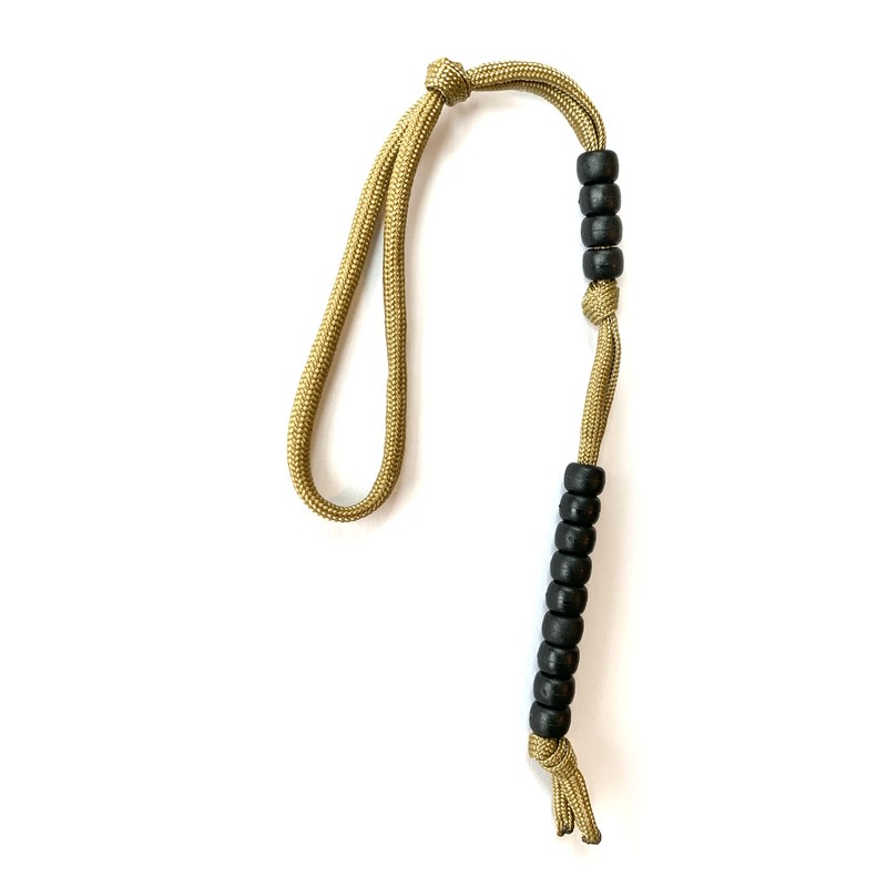 Coyote Brown Pace Counter Matte Black Veteran Made Ranger Beads