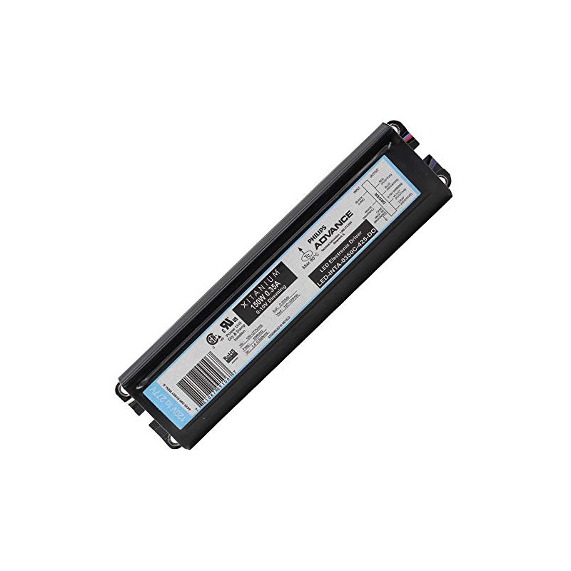 Advance LED-INTA-0350C-425-DO LED Driver, 0-10V Dimming, 120-277V:in, 150W, 120-425Vdc