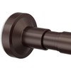 Bonpally Shower Curtain Rod, Adjustable 32-75 Inches Spring Tension Rod,