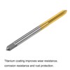 QUARKZMAN Metric Tap M3.5 x 0.6 Titanium Coated Cobalt HSS