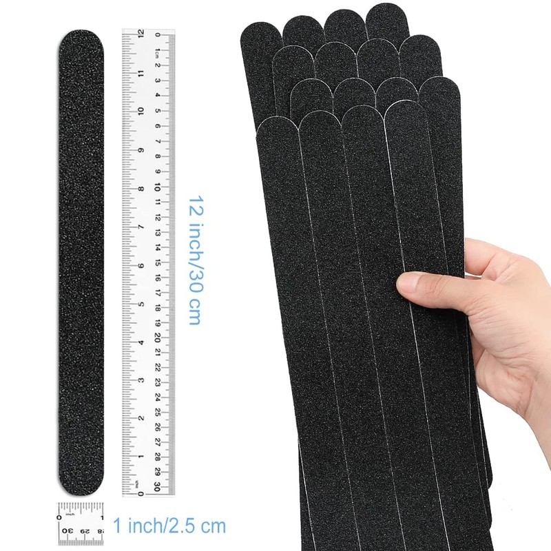 Anti Slip Tape, 16pcs Non Slip Pre-Cut Strips, Treads Safety