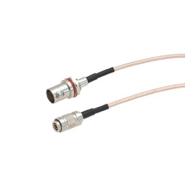 HangTon DIN 1.0/2.3 auf BNC Buchse HD 3G 1080p SDI Adapterkabel für Blackmagic Video Assist Hyperdeck 75 ohm (30cm, DIN 1.0/2.3 auf BNC Buchse RG179)