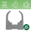 Boltza® Saddle Cable Clips for 20mm Tube Black or Grey