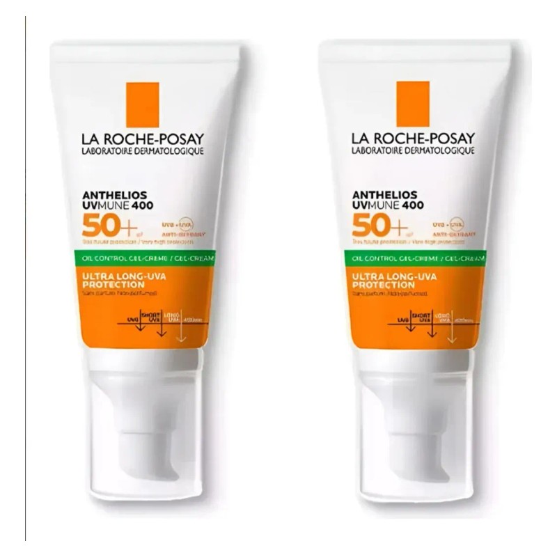 2pc Protector Solar Anthelios Fps50 Gel Cream