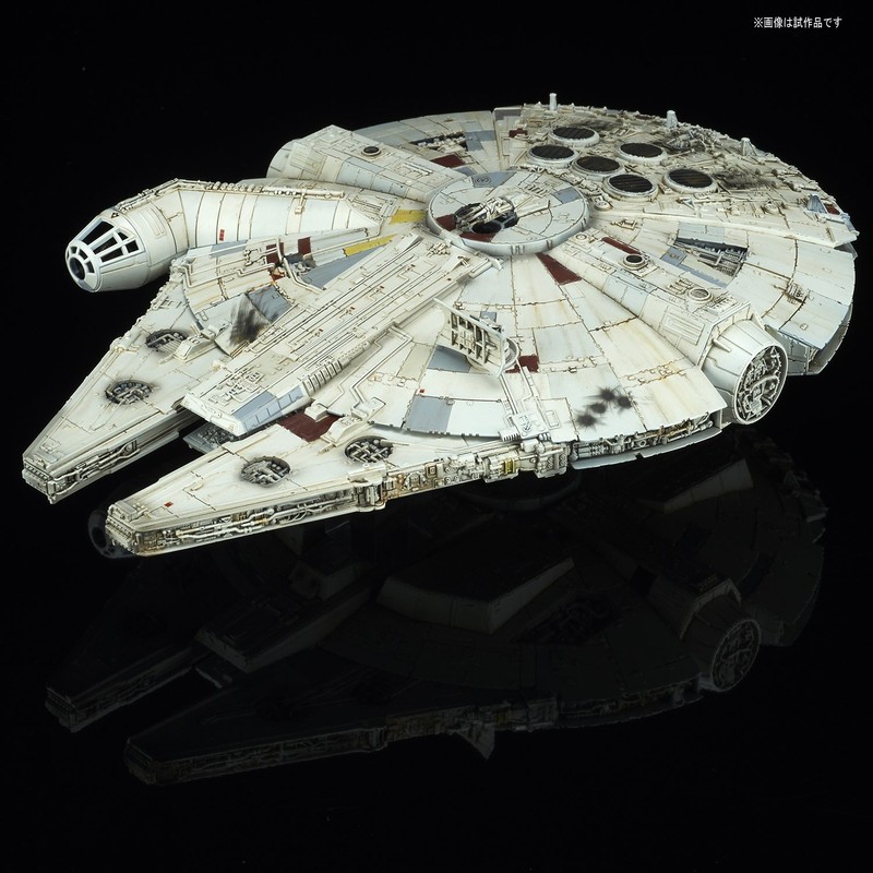 Star Wars: The Last Jedi Millennium Falcon 1/144 Scale Plastic