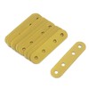MY MIRONEY 10-Pack Gold Straight Braces 2.95" x 0.71" Flat