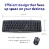 Verbatim Slimline Wired Keyboard and Mouse Combo USB Plug-and-Play Numeric