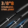 Kmise Carbon Fiber Pool Cue Stick 58", Billiard Cue Sticks