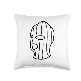 Shiesty Ski Mask Gangsta Throw Pillow