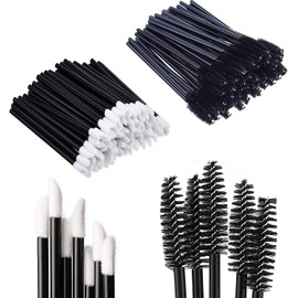 200 Pcs Aplicadores Desechables Maquillaje Cepillos Desechables para Pestañas Cepillos Desechables para Máscara de Pestañas y Labios Cepillo Cejas Desechable Cepillos de Pestañas Cepillo de Pestañas Disposable Eyeshadow Brushes Desechable Cepillos de Pest
