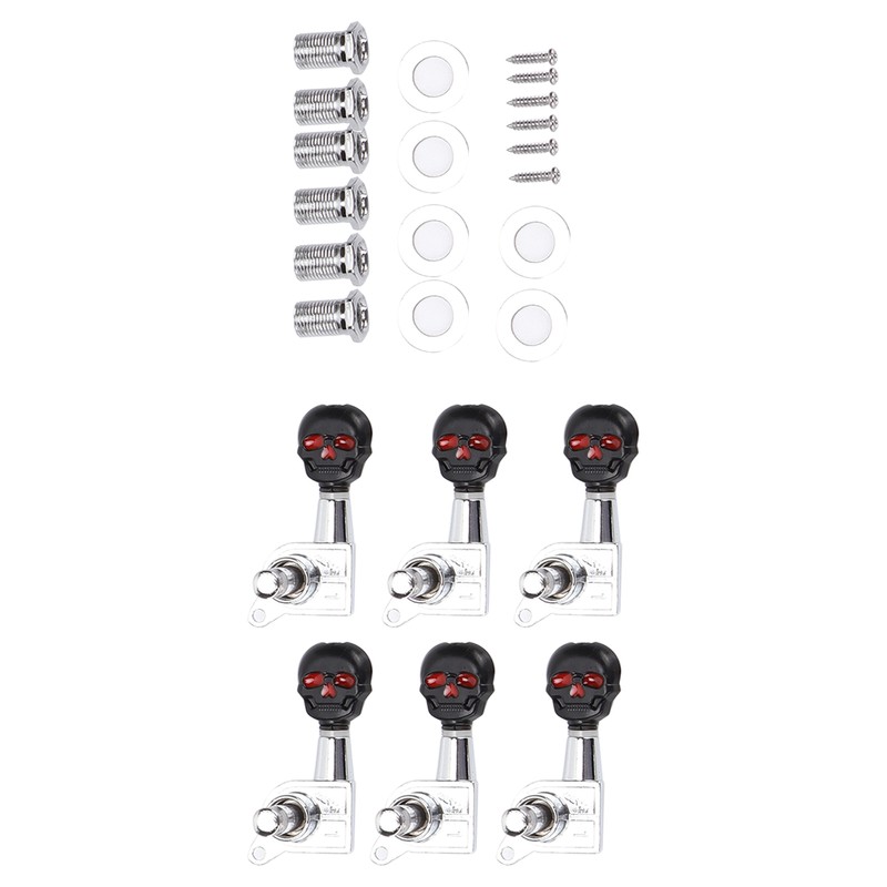 Skull Shape Tuning Peg Zinc Alloy Machine Heads Tuner Set