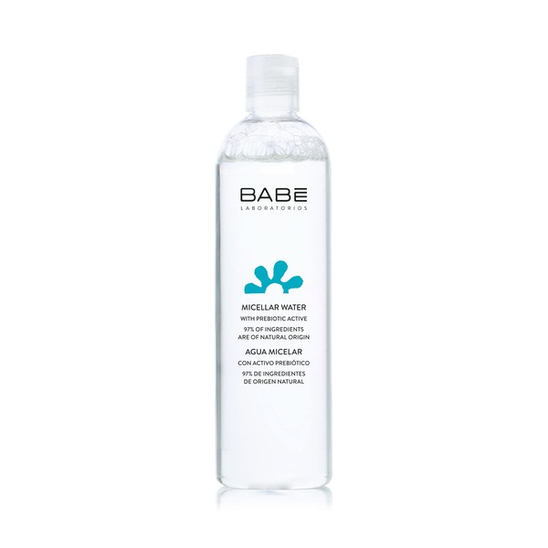 Laboratorios Babé Micellar Water 400ml Natural Origin Ingredients for All Skin Types, Sensitive Skin, Unisex, Daily Use, Removes Dirt, Moisturising, Soothing