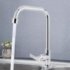TOPINCN Water Tap Single Handle Deck Mount Faucet, Polished Chrome
