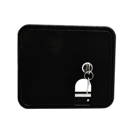 Superior Electric RVA1579 Electric Cable Hatch with Key Lock for 30/50 Amp Cords - Black