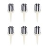 YOKIVE 6 Pcs Golf Tees Brush Type, Low Resistance Plastic
