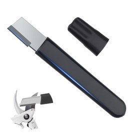 Windspeed 2PCS Garden Tool Sharpener Stone for Garden, Scissor Sharpener for Gardening Pruner Sharpening (1, Black)