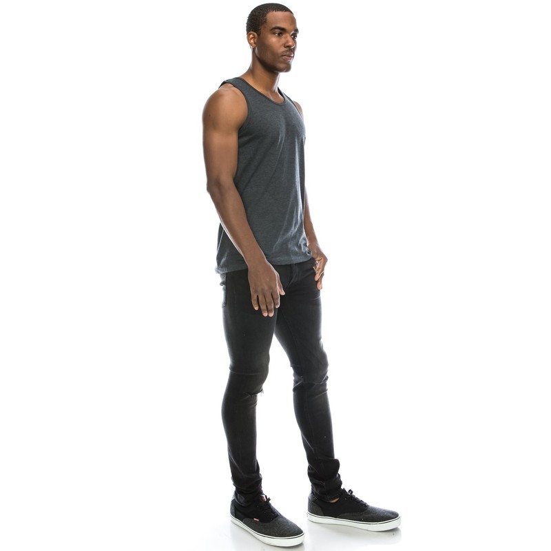 JC DISTRO Mens Hipster Hip Hop Basic Tank Top Soft