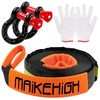 MAIKEHIGH Tow Strap Heavy Duty with Hooks, 2"×16ft 22,000Lbs Tow