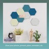 Afumazi Felt Bulletin Board Tiles, 8 Pcs Hexagon Wall Tiles