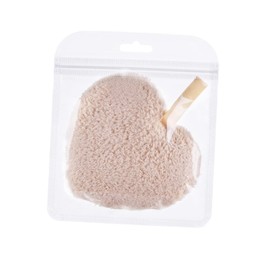 minkissy Luxurious Soft Makeup Removal Pads Pack Face Cleaning Heart Design for Dusting