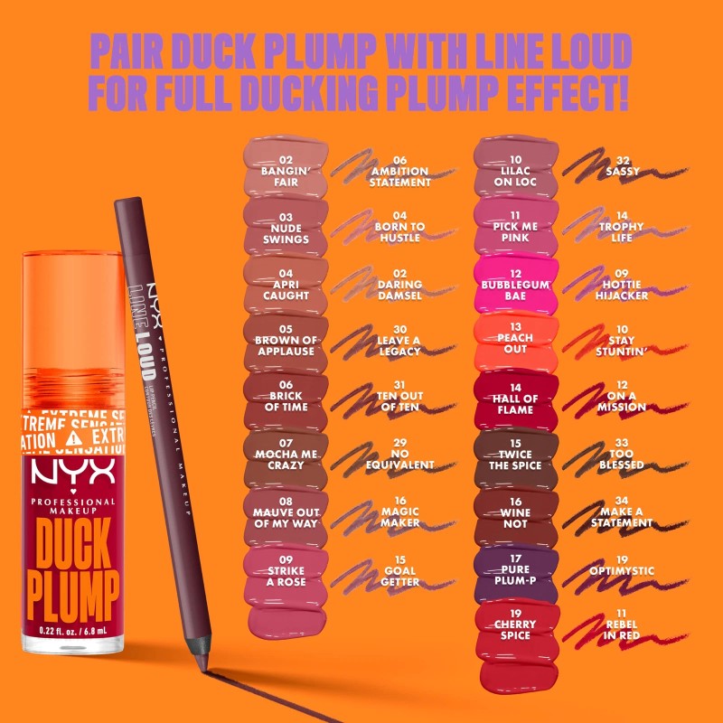NYX PROFESSIONAL MAKEUP Clearly Spicy Lip Color Plumping Gloss 0.23