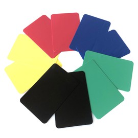 Yuanhe 10Pack Poker Cut Cards - Bridge Size Cutting Card in 5 Colors for Poker Texas Hold'em Blackjack Home Games
