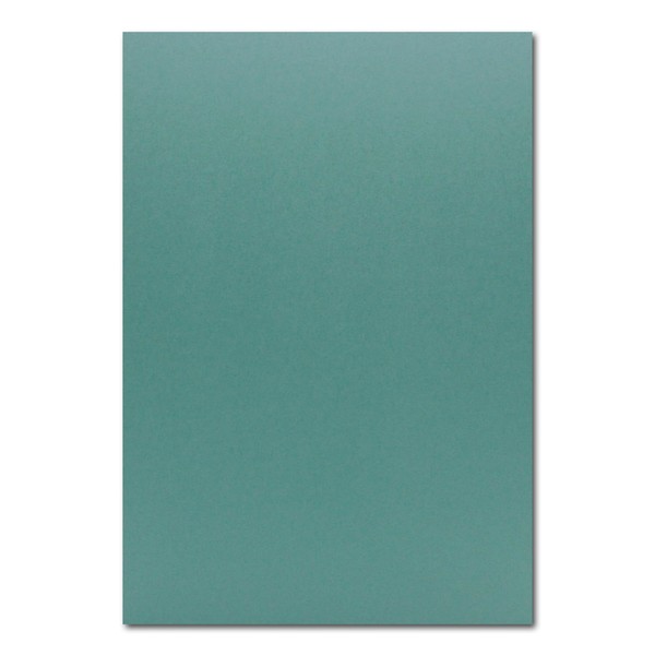 25 DIN A4 Paper Sheets Plano Sheet - Lagoon Blue