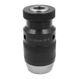 ZONADAH 1-16MM Steel Self Tighten Keyless Lathe Drill Chuck Drill Chuck Automatic Locking Drill Chuck Keyless Self Tighten B16 Taper Arbor for Drilling Lathe