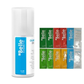 Shopbelle Calming Cream 50ml + 14ml (2mlx7) / Moisturizing Cream for Troubled Combination Skin / 샵벨르 카밍 크림 50ml + 14ml (2mlx7개)  트러블 지복합성 수부지 수분 크림