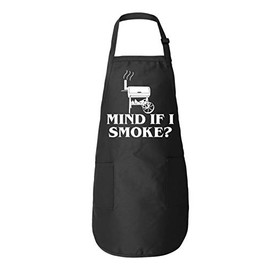 Mind if I Smoke Funny Kitchen Chef Apron Father's Day Mother's Day Gift