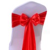 Satin Table Runner,27*270cm Long Smooth bright silk fabric party table