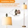 MARRTEUM Bronze Brass Solid Lamp Finial Cap Knob Retro Lamp