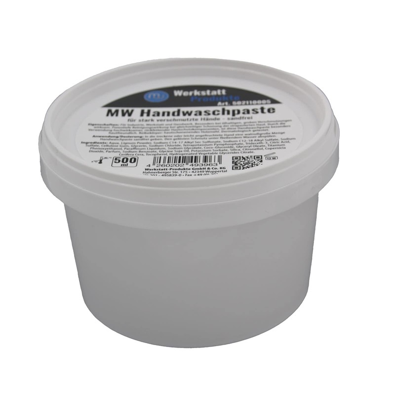 MW Hand wash paste, 500 ml, sand-free