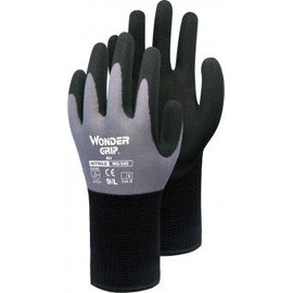 Wondergrip - Air-S - WG-540S Safety Gloves - Single Foam Nitrile Coating - Breathable Liner & High Grip - Optimised Fit - Lightweight & Comfortable - Black - Medium