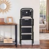 SEGAWE 3 Step Ladders Folding Step Stool Anti-Slip Pedals Compact