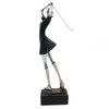 Lukitas Lady Golfer Statue and Sculpture, Golf Figurine Decor, Creative
