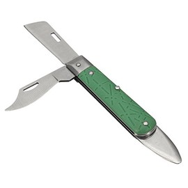 Comkit Grafting Knife, Professional Foldable Double Blades Graft Knife, Fruit Trees Gardening Grafting Cutting Seedling Budding Tool with Bark Lifter