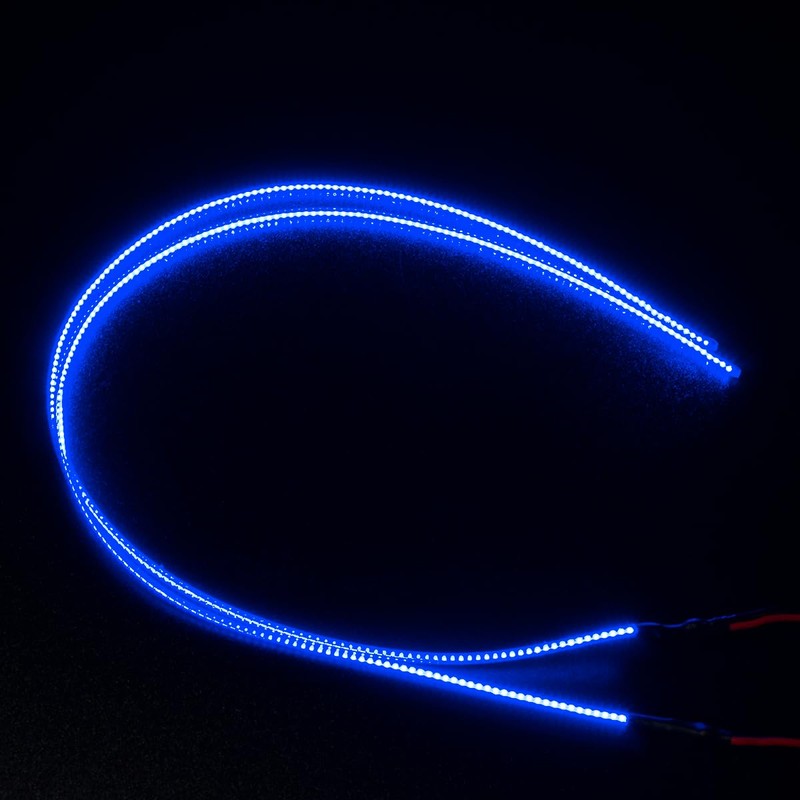 AOLTNRC 2pcs LED Light Strip for RC Cars, Flexible Cuttable