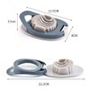 Egg Slicer with Stainless Steel Wire Egg Slicer, Multifunctional Egg