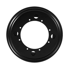 Aramox 4 Types Rotating Swivel Plate Bearing Swivel Plate Metal Swivel Turntable Round Circular Turntable Bearing for Kitchen Home(9"-Black)