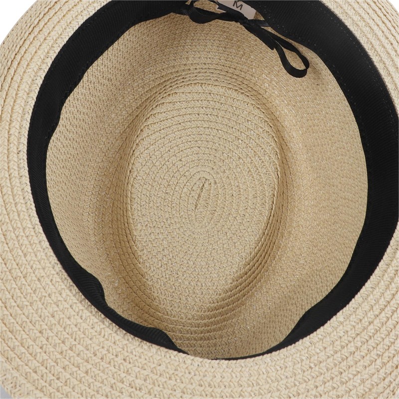 TINAYAUE Kids Fedora Hat Jazz Sun Straw Hats Summer Travel