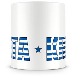 Samunshi® Crete Lettering Coffee Cup Tea Cup Greece