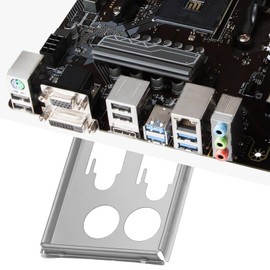LT Easiyl Computer Case I/O Shield Plate Blank Compatible with MSI A320M PRO M2 V2 B450M PRO M2 V2