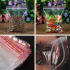 Grip Seal Resealable Plastic Bags Pack of 50 Zip Lock